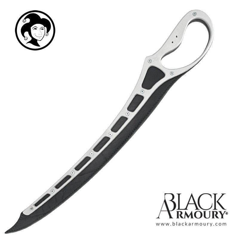 High Quality CNC Machined Butterfly Knife Black Aircraft Aluminum