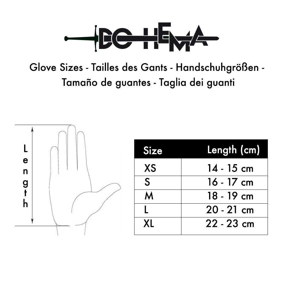 DOHEMA Glove Sizes